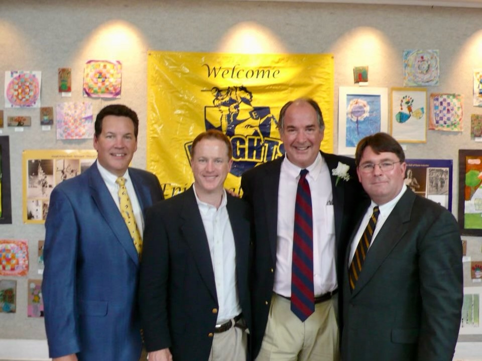 Rob Rieger and classmates