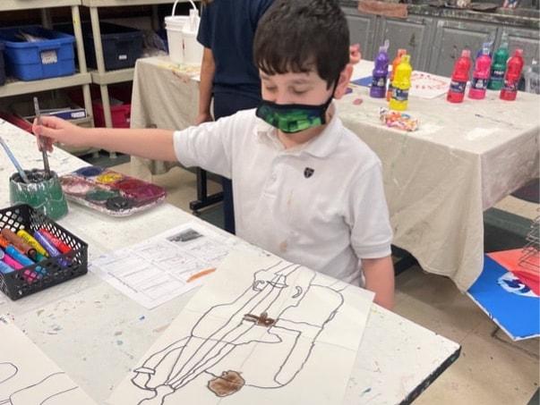 Lower School students art