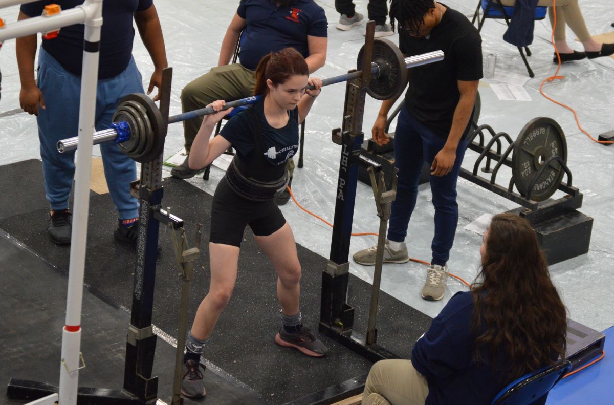 Episcopal powerlifter