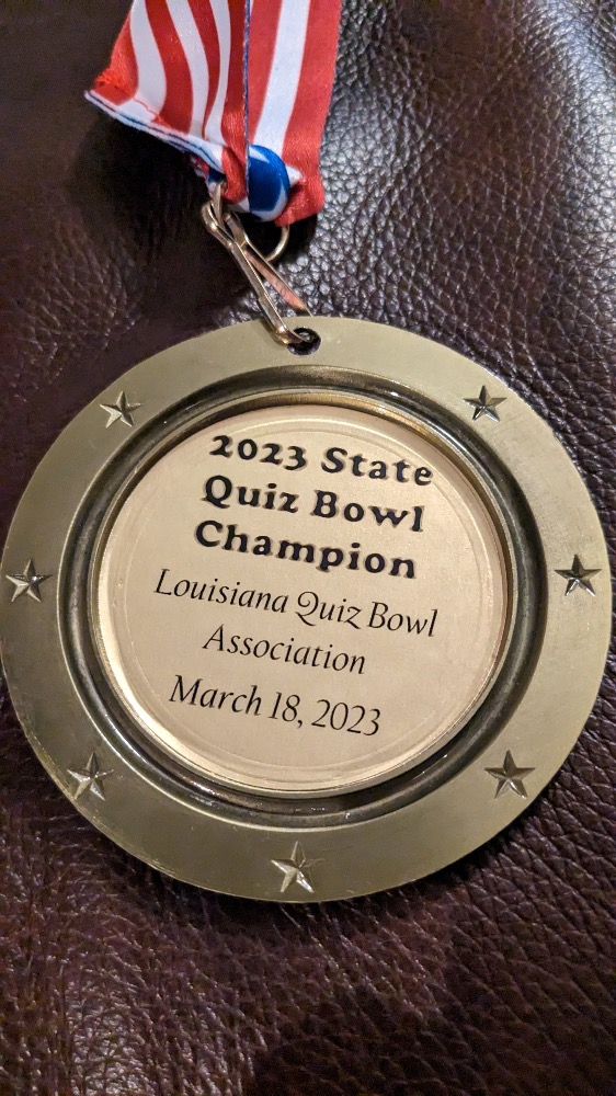 Quiz Bowl medal