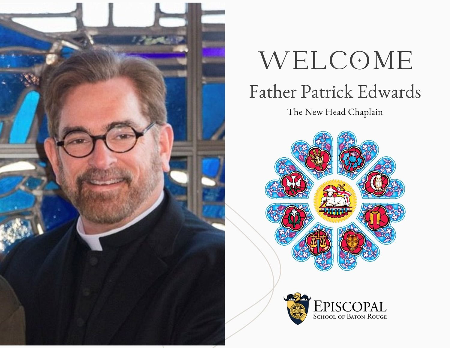 Episcopal Welcomes Father Patrick Edwards as New Head Chaplain