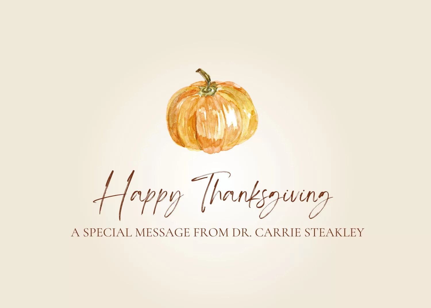 A Message of Gratitude from Head of School Dr. Carrie Steakley