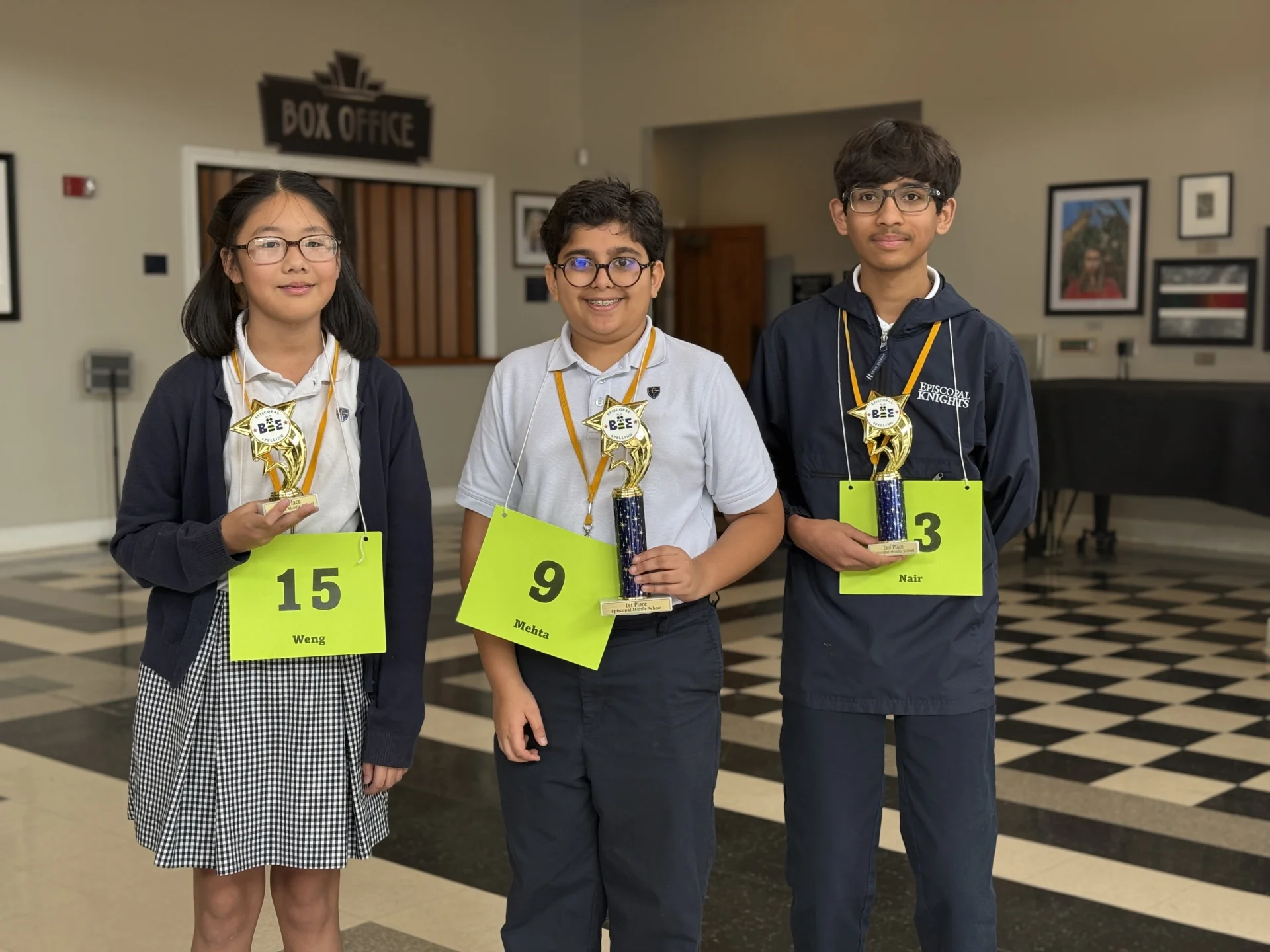 Celebrating Community/Showcasing Talent at the Middle School Spelling Bee