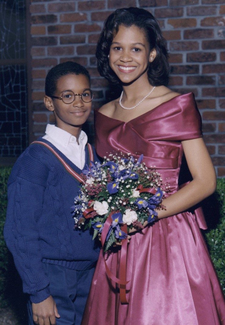 Kirsten Watson and brother