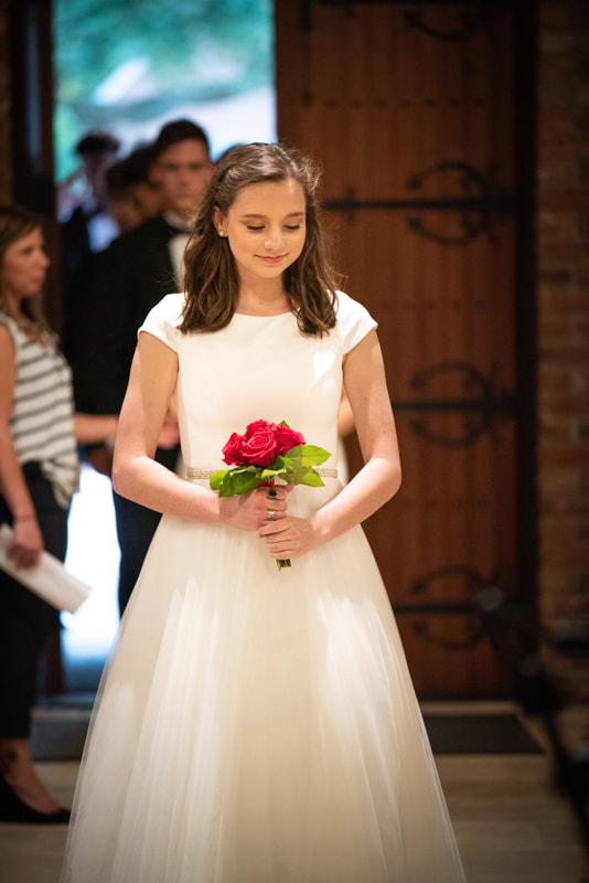 White dress graduation tradition